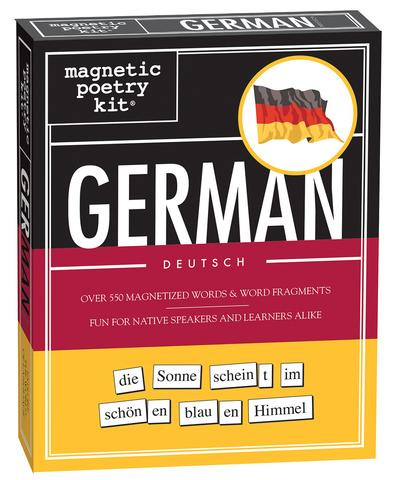 Magnetic Poetry Kit German [Adults]